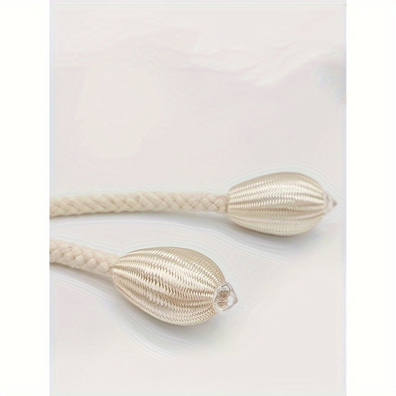 Set of 2 Adjustable Buckle Curtain Tiebacks for Living Room Bedroom Classic Style