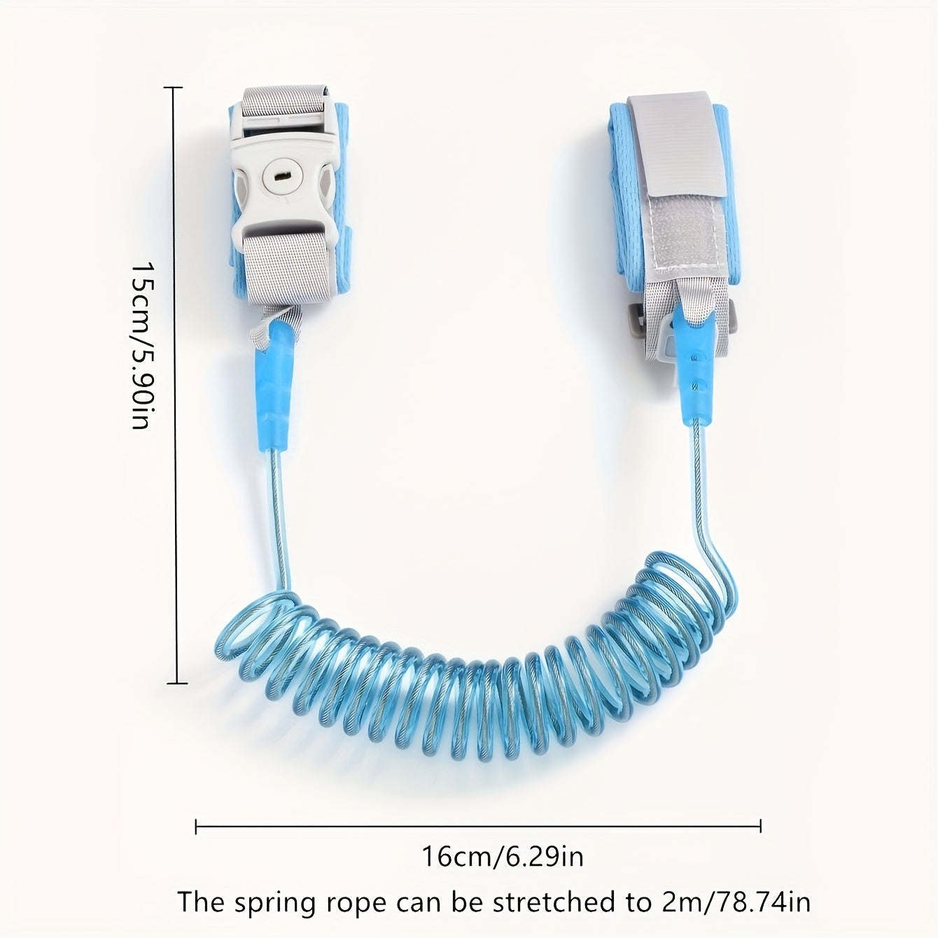 Baby Safety Strap Set with Anti-Lost Rope and Bracelet Secure Key Lock