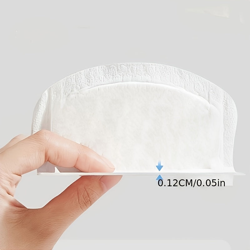 100-Pack Ultra-Thin Leak-Proof Nursing Pads Breathable Polyester Individually Wrapped