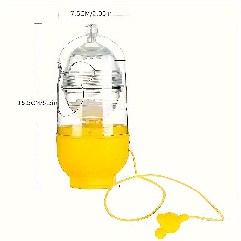 KitchenCraft plastik qo'lda tuxum ajratgich - tuxumni osongina qoplash uchun oziq-ovqat xavfsiz tuxum ushlagich, tuxumni silkish va qoplash uchun mukammal - 1 dona