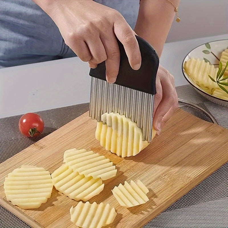 Stainless Steel Vegetable and Fruit Slicer No Batteries Needed