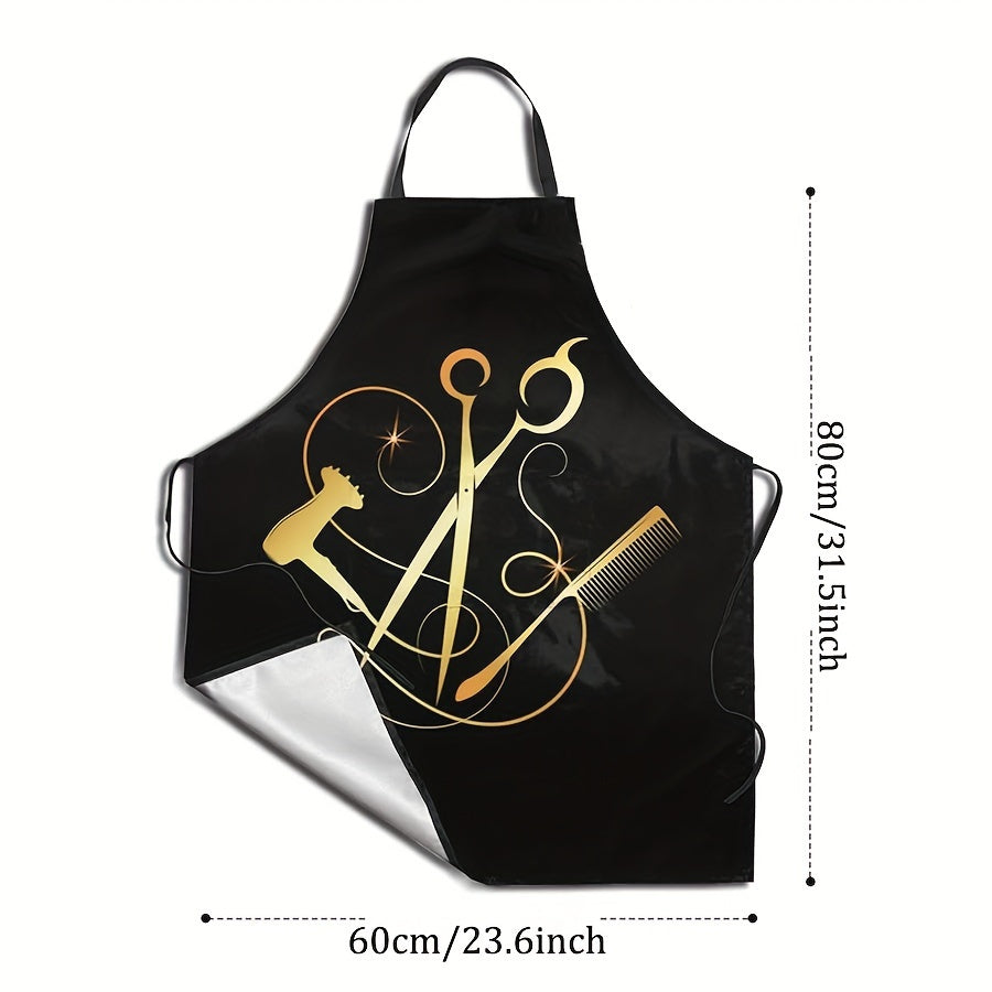 Waterproof Haircut Apron Set for Salon Professionals Polyester Easy to Clean All Hairstyles