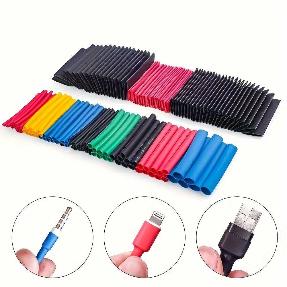 Heat Shrink Cable Sleeve Kit 580pcs 2:1 Polyolefin Insulation Assorted Sizes
