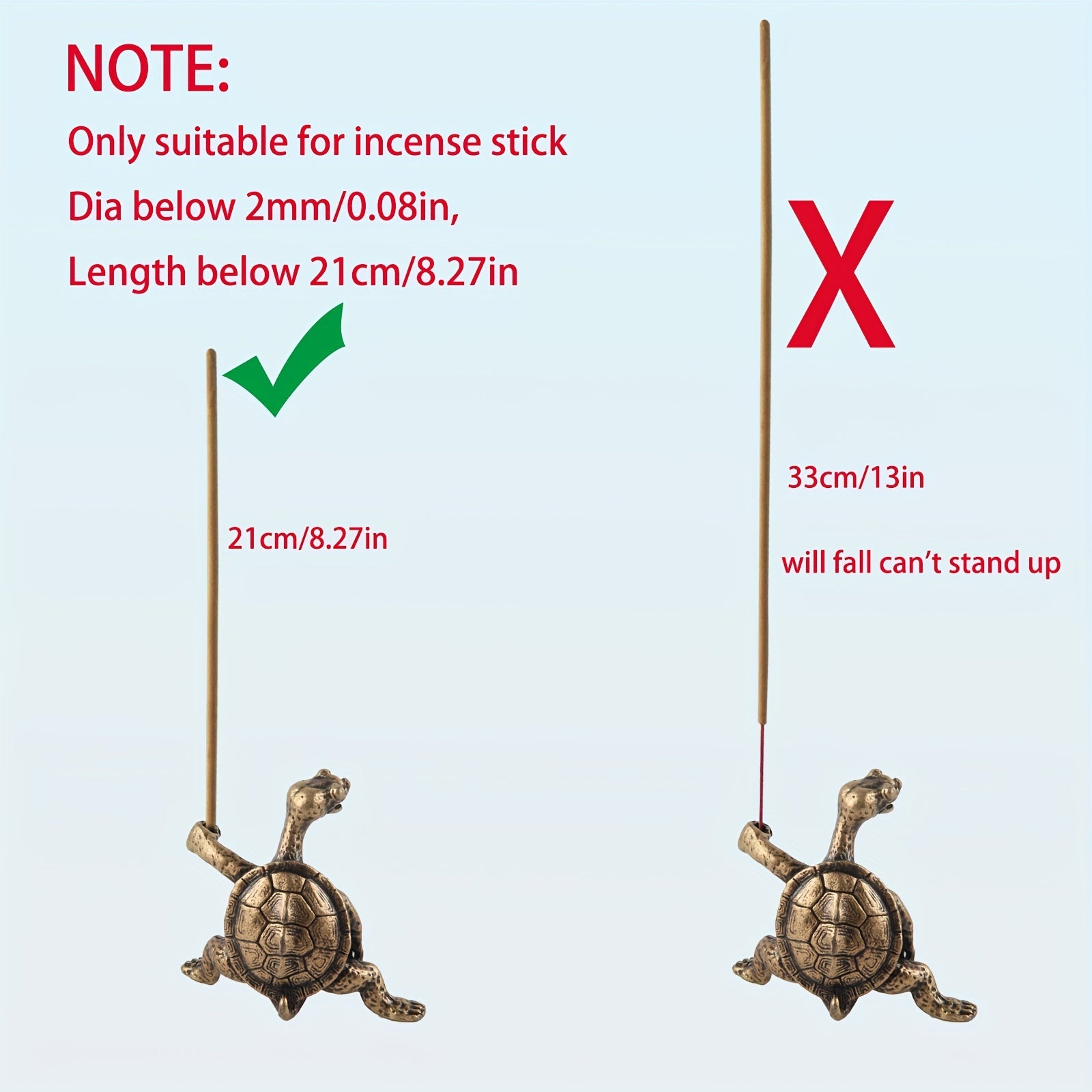 Mini Turtle Incense Holder for Home Decor Small Ceramic Tabletop Accessory