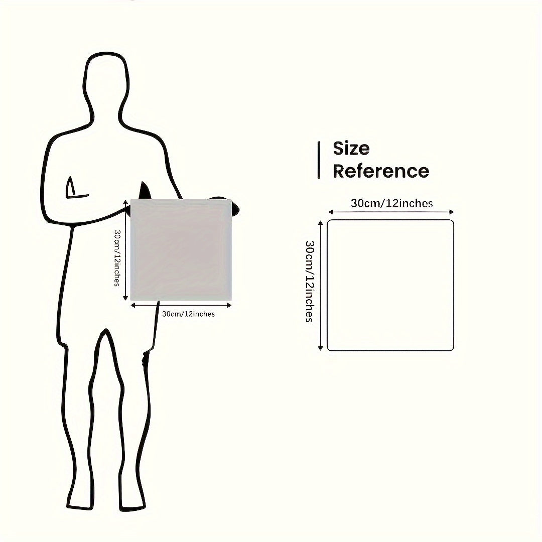 Cotton Heart Kitchen Towel Square 1g/㎡ Knit Fabric Valentine's Day Wedding Gift for Girlfriend