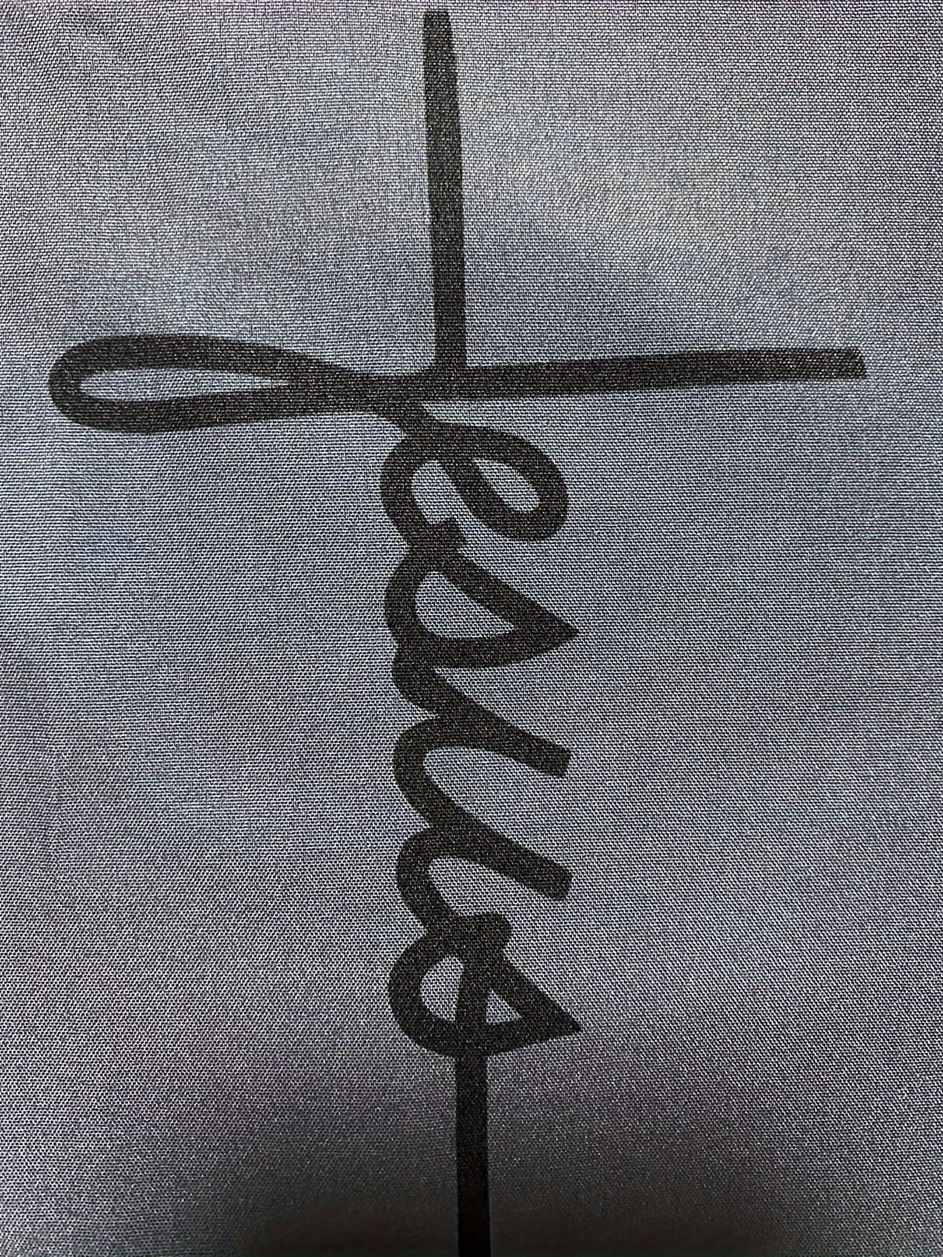 Men's Plus-Size Ombre Casual Shirt with 3D Alphabet Print and Lapel Collar