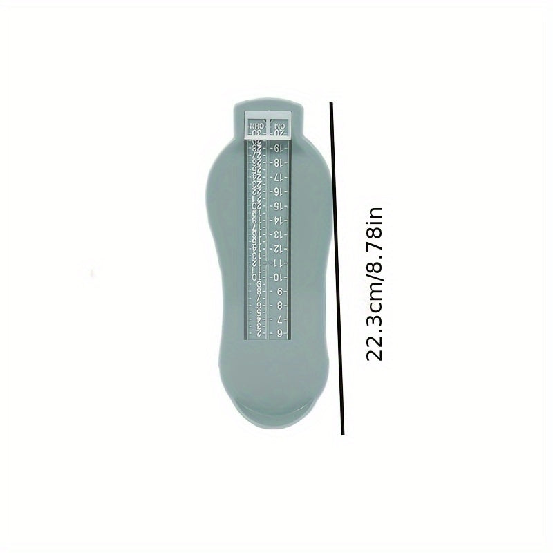 Unisex Plastic Foot Measuring Ruler Ergonomic Shoe Size Tool Colorful
