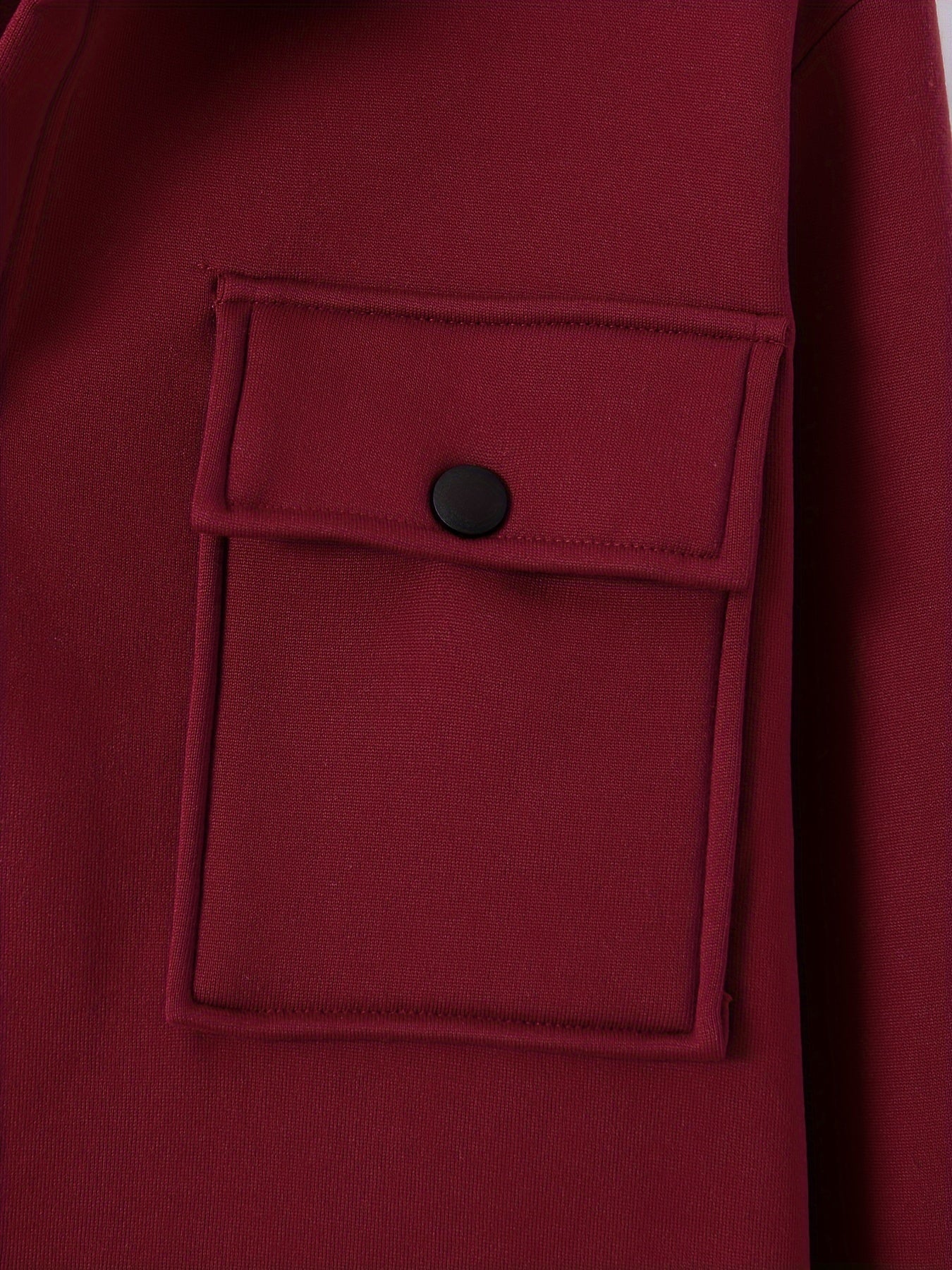 Fleece Hoodie and Pants Set for Men Casual Fall Winter Polyester Solid