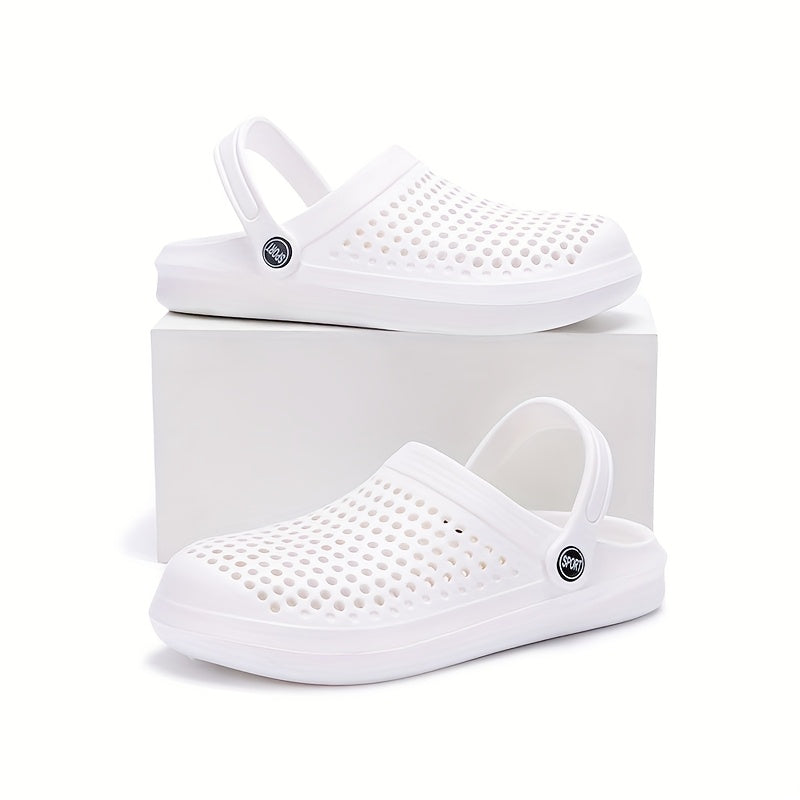 Unisex EVA Clogs Breathable Non-Slip Summer Garden Shoes Black Brown Dark Brown