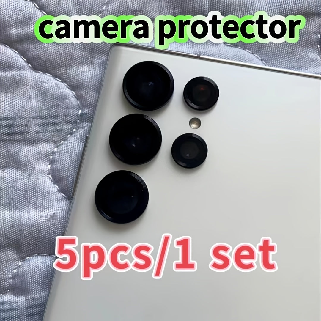 Anillos protectores de lentes de cámara de vidrio para modelos de las series Samsung A y S