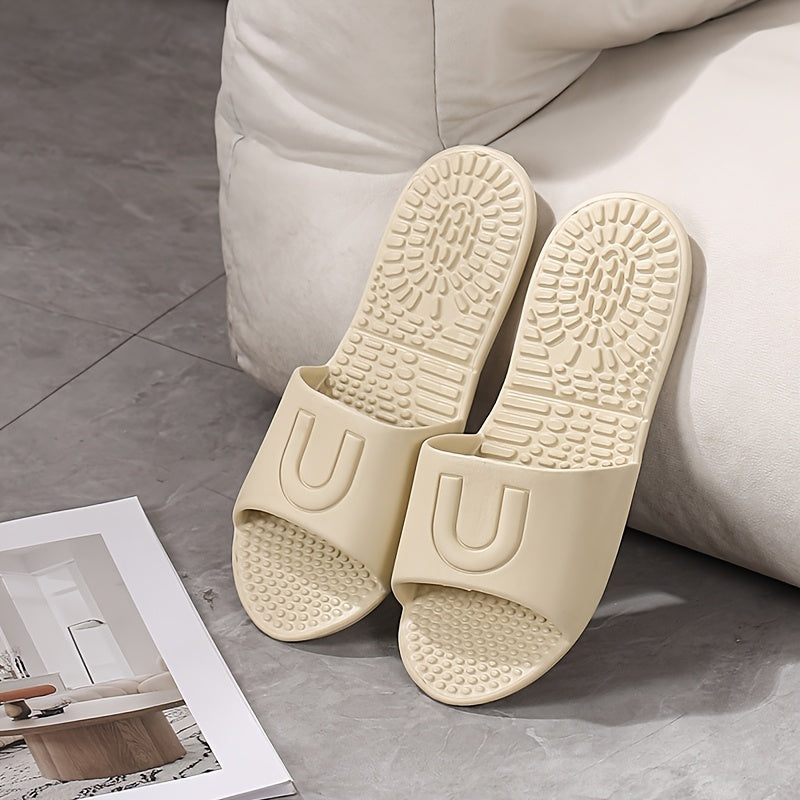 Uniseks EVA yig‘iladigan, sirpanmaydigan hammam shippaklari sayohat uchun ichki tekis poyabzal