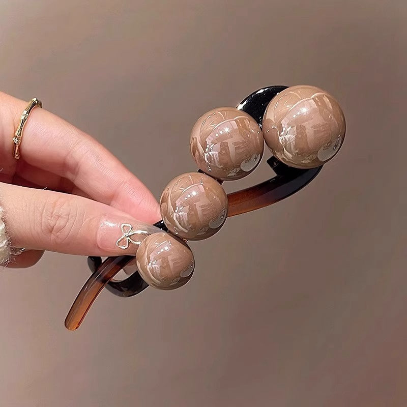 horquilla de pelo de imitación de perlas de acrílico para chicas adolescentes, para uso diario