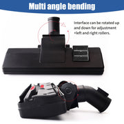 2-in-1 Vacuum Cleaner Attachment Kit with Dusting Brush and Floor Nozzle, Durable Plastic