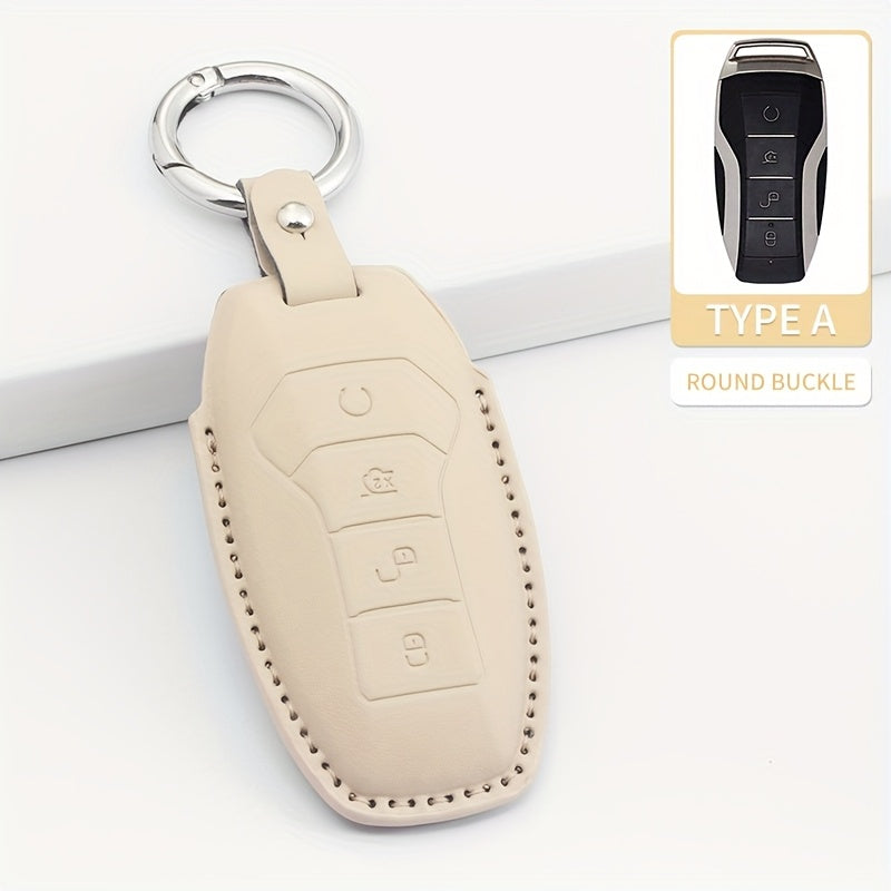 PU Leather Key Case for 25 Car Models Compatible with D9 Z9 Seagull