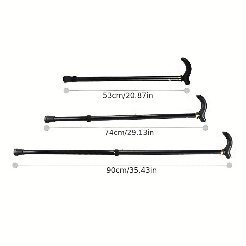 Раскладные алюминиевые треккинговые палки для пожилых с противоскользящей рукояткой