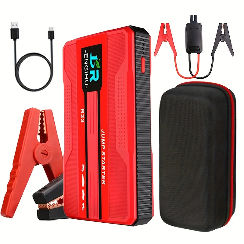 Portable Car Jump Starter Power Bank Emergency Charger for Gasoline Diesel Vehicles