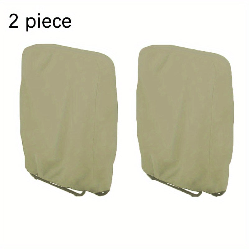 Waterproof Outdoor Folding Chair Cover Nylon Black All Weather Patio Garden Furniture Protector