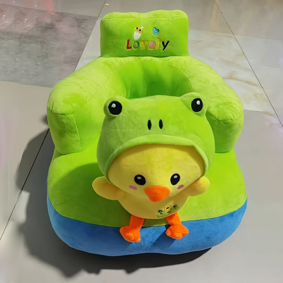 Bolalar va kichkina bolalar uchun moslashuvchan yostiq va orqa qo‘llab-quvvatlash bilan multfilm mo‘rt bolalar uchun booster o‘rindiq