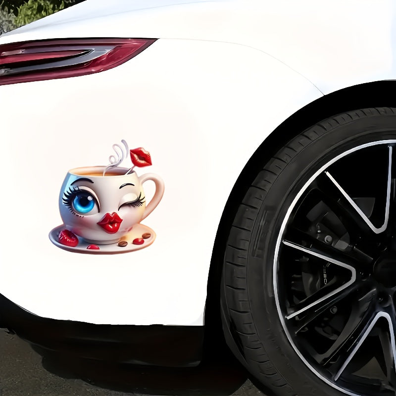 Cute Girl Vinyl Sticker Waterproof Decal for Cars Laptops Motorcycles