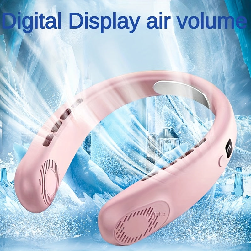 Portativ bo‘ynig‘a mo‘ljallangan ventilyator, tez sovutish, shovqinsiz ishlash, tugma bilan boshqarish, silliqlashtirilgan plastmassa qoplamasi - tashqi va sayohat uchun ideal, turli ranglarda mavjud.