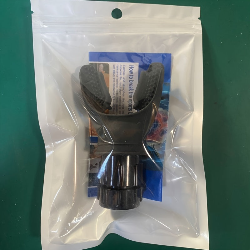 Портативный тренажер для легочной емкости и дыхания, изготовленный из силикона, не требует батареек, идеально подходит для любителей фитнеса.