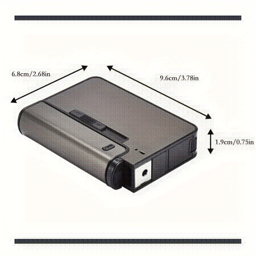 Portable Waterproof Cigarette Case for Men and Women Holds 8 Cigarettes