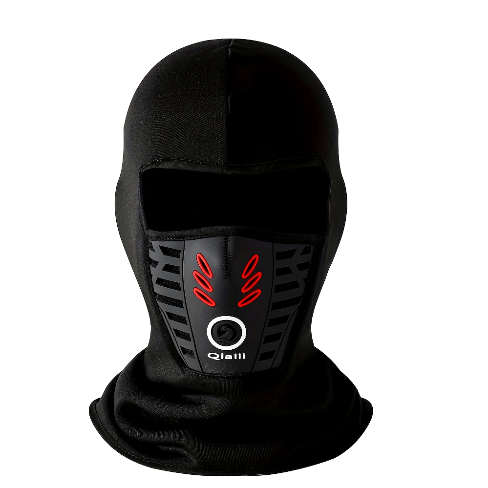 Kattalar uchun Spandex mototsikl yuz maskasi nafas oladigan to'qilgan mato, barcha mavsumlar uchun balaklava