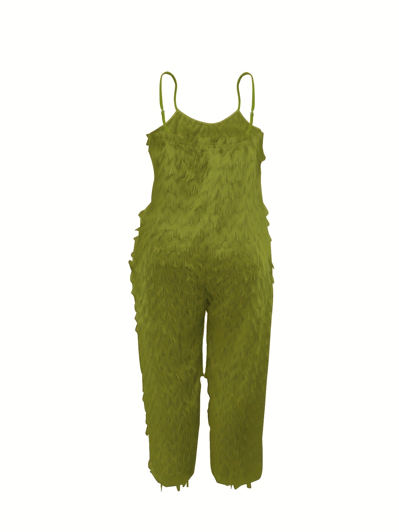 Plus Size Women's Jumpsuit Oversized Wide Strap Bodysuit