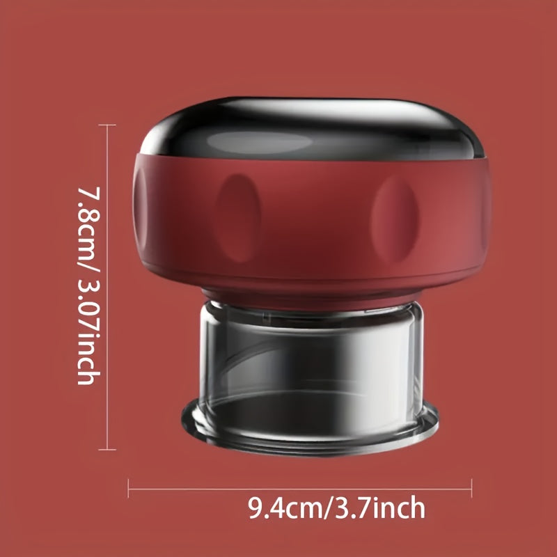 Set de ventosas eléctricas con máquina inteligente dinámica, 12 niveles de temperatura, masajeador de succión para celulitis