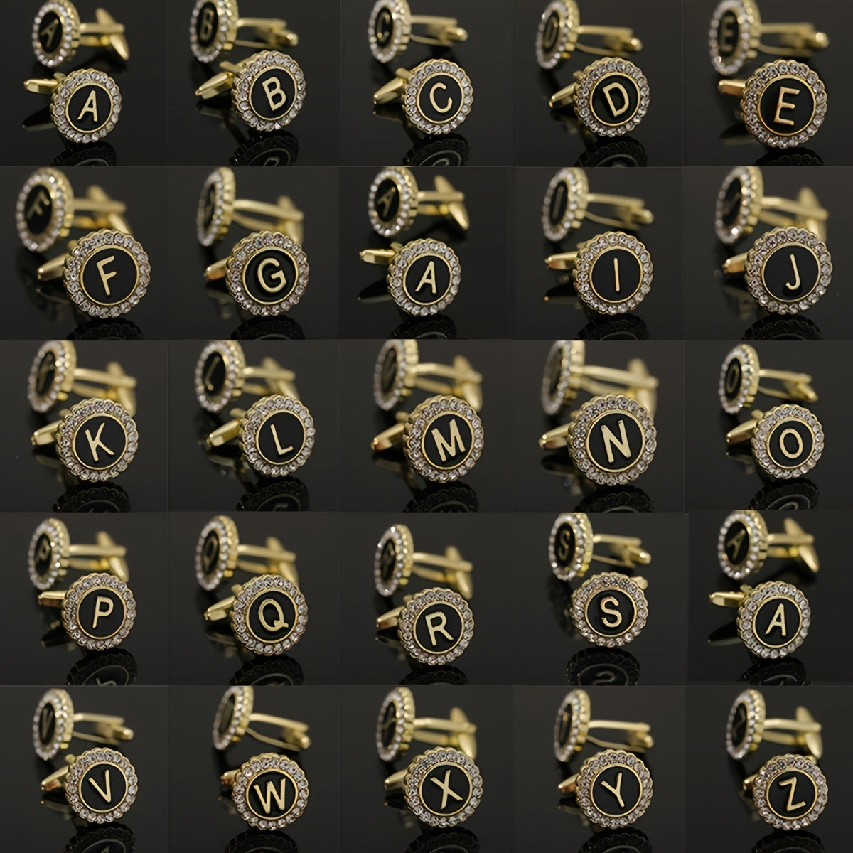 Men's All-Inclusive Accessory Set with Tie Clips Cufflinks Brooches Limited Edition