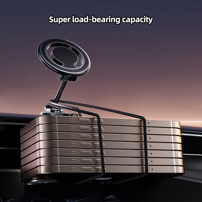 Universal Magnetic Car Phone Holder Waterproof Aluminum Alloy Dashboard Mount