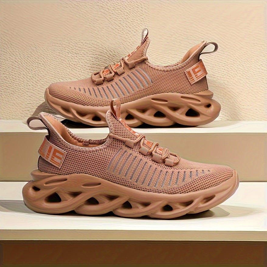 Men's Breathable Shock Absorption Non-Slip Casual Sneakers for Jogging and Walking