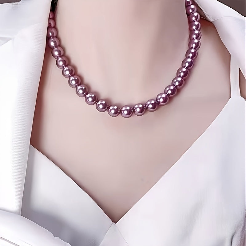 Women’s Freshwater Pearl Necklace 10-11mm 45cm Elegant Jewelry Gift