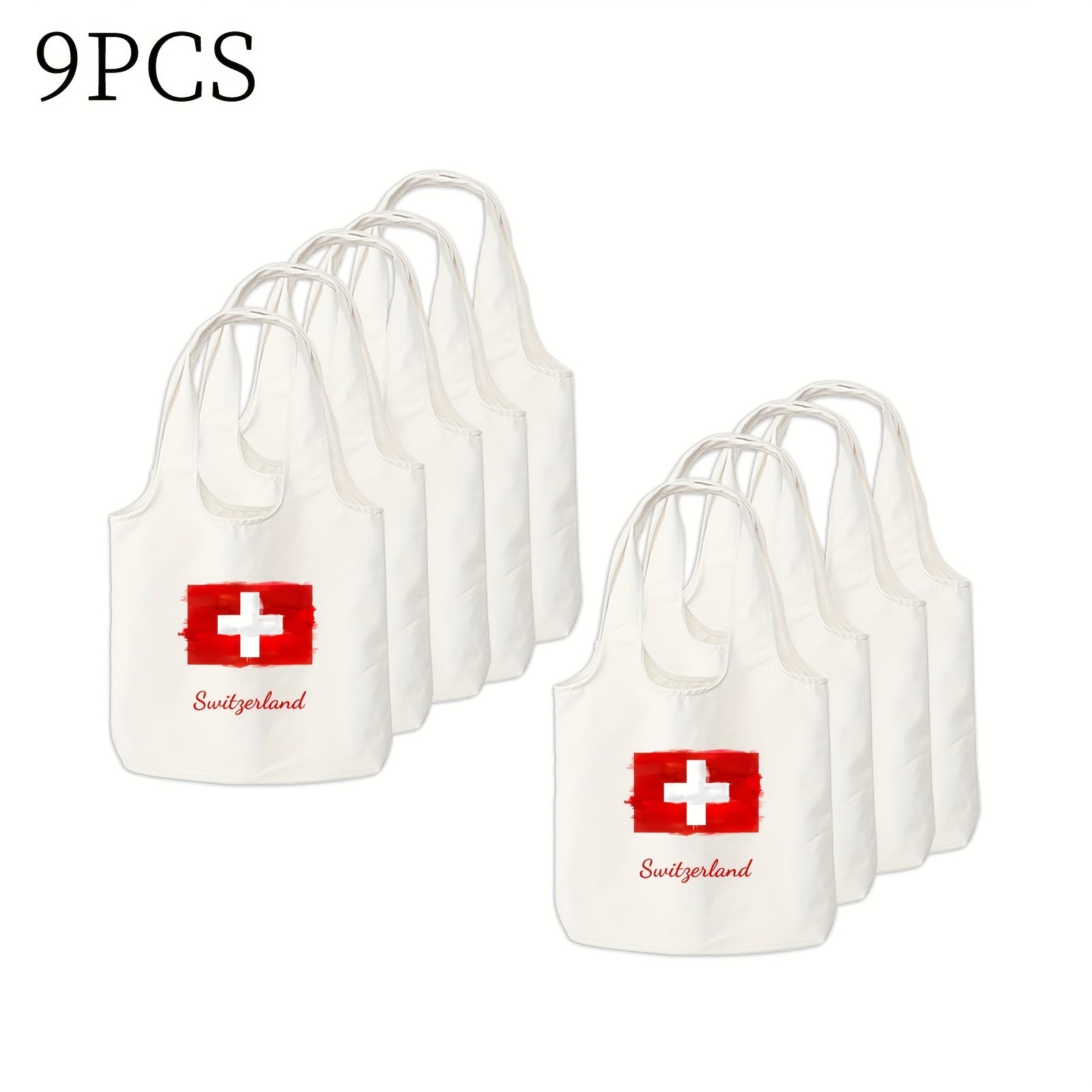 Durable Canvas Tote Bag with Double-Sided Print for Daily Use