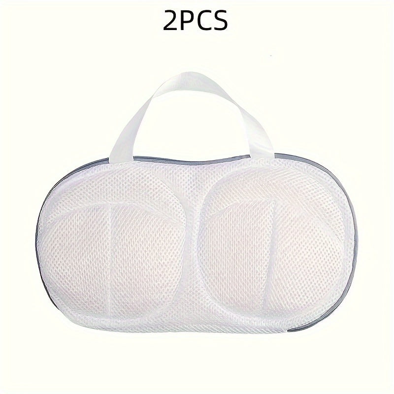 Juego de 3 bolsas de lavado para sujetadores en gris y azul, bolsas grandes para lavandería, para lavado delicado de sujetadores