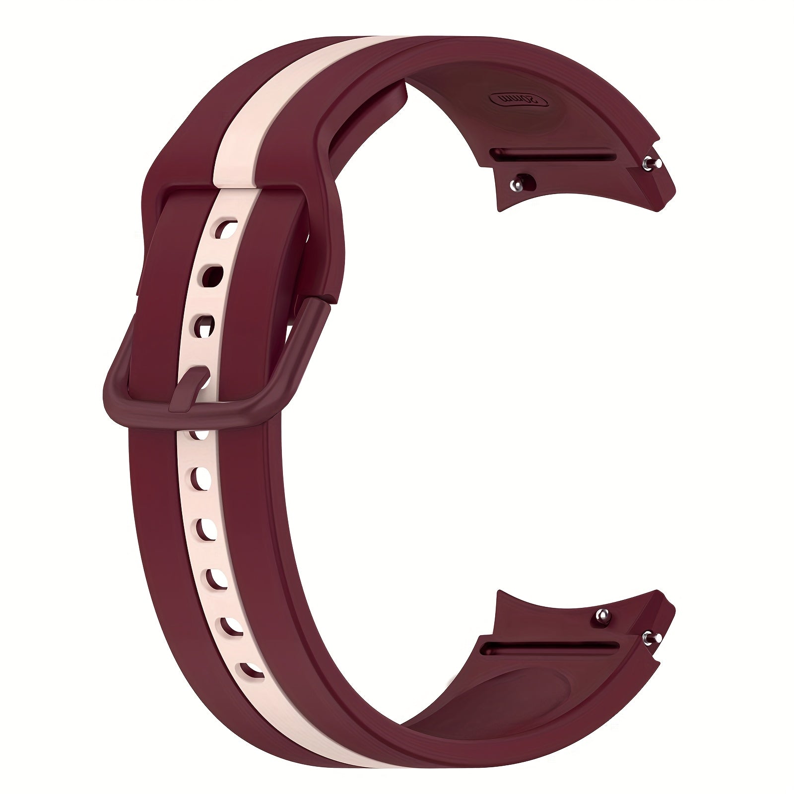 Soft Silicone Sport Watch Band for Men Women Compatible with Samsung Galaxy Watch 4 5 6 7