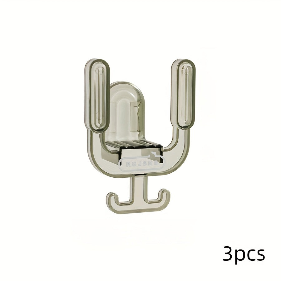 Wall-Mounted Bathroom Organizer for Slippers and Towels, Space-Saving Plastic Storage