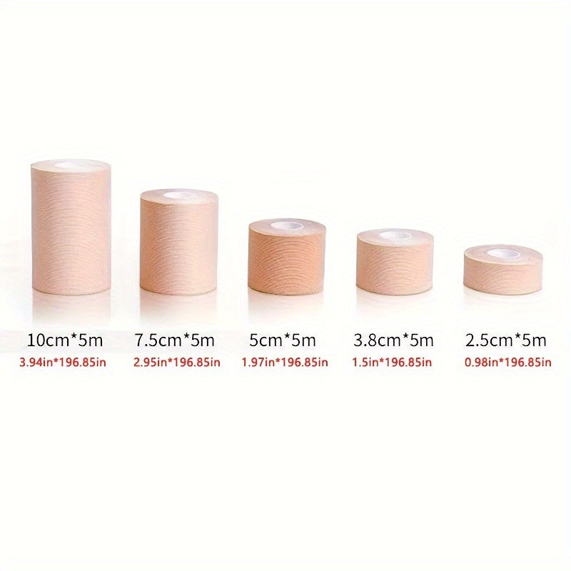 Breathable Body Tape Set with Backless Nipple Covers for A-E Cup Large Breast Support