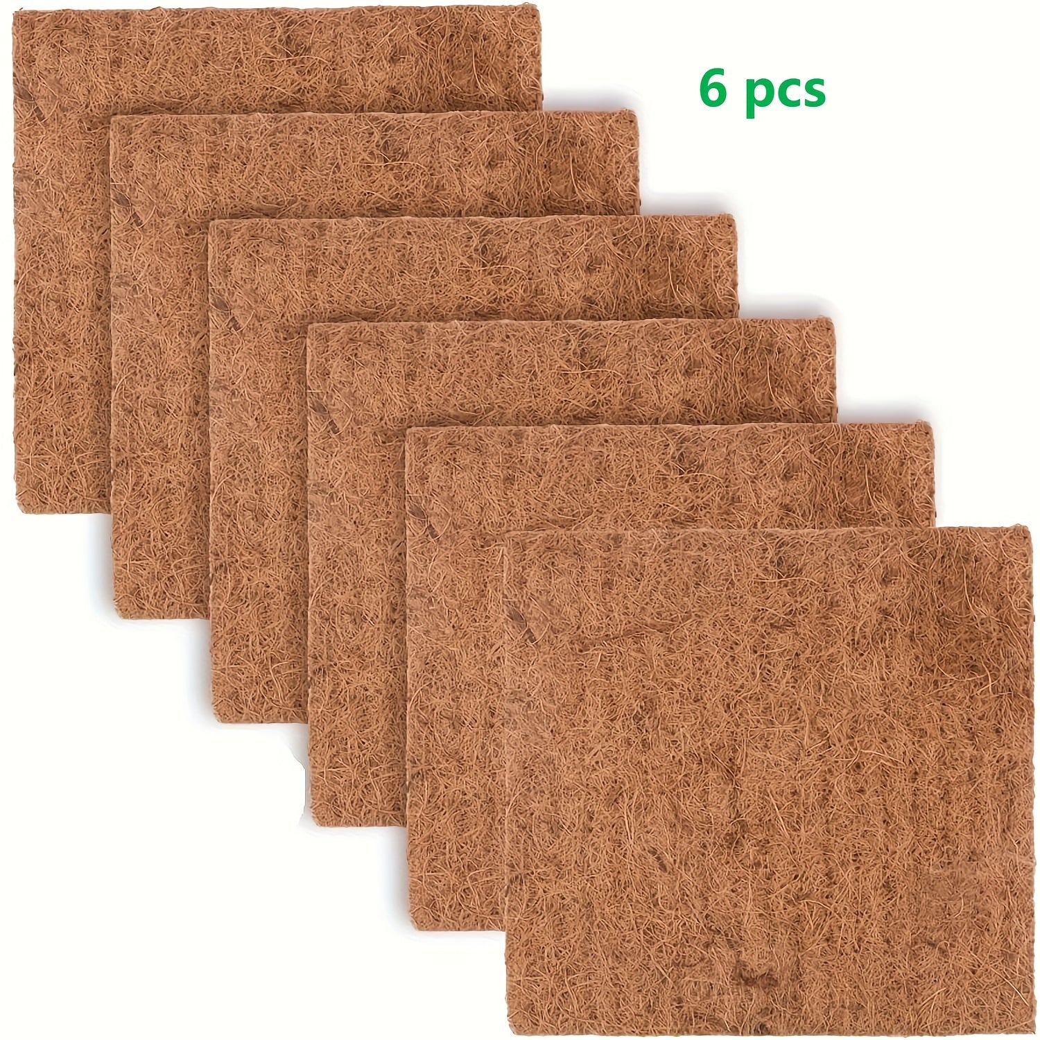 Premium Coconut Fiber Chicken Nesting Pads for Coop Bedding Pack of 2 6 or 10