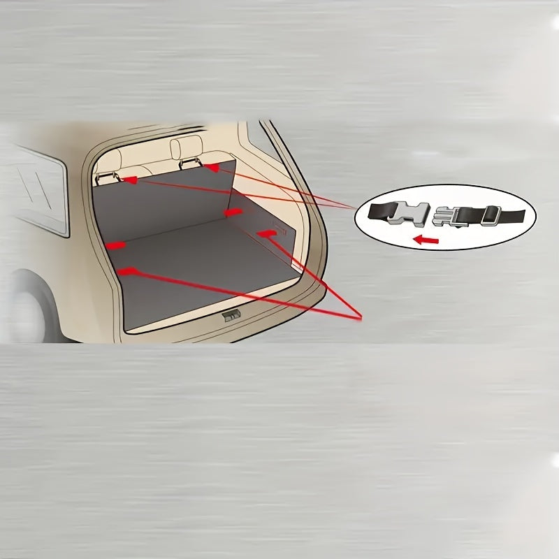 Car Trunk Pet Mat Dirt Scratch Resistant SUV Accessory
