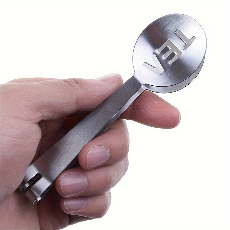 Stainless Steel Tea Bag Squeezer Clip Strainer Scoop for Loose Leaf Tea