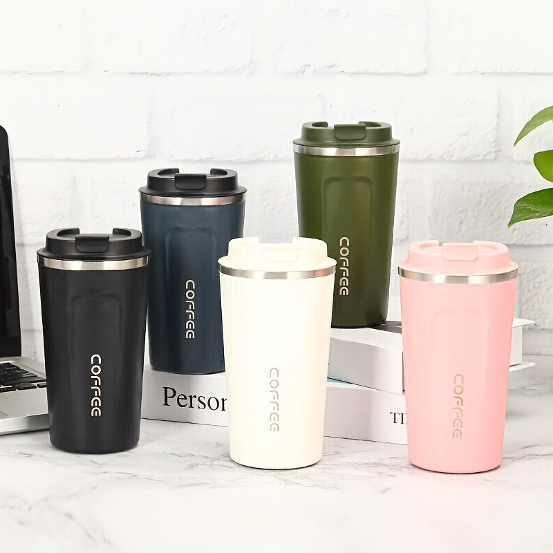 Double Layer Stainless Steel Vacuum Travel Mug 510ml Insulated Reusable Cup
