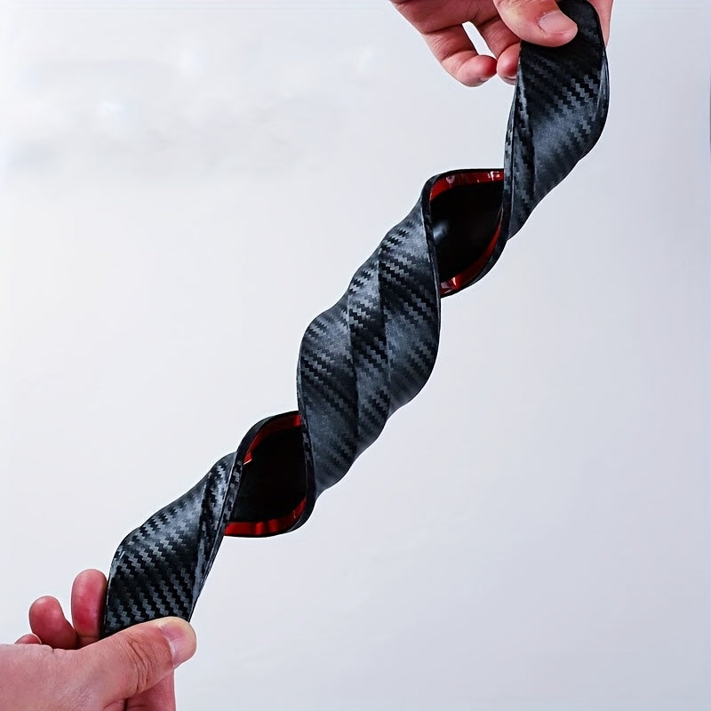 Avtomobil old va orqa bumpersi, to‘qnashuvga qarshi korpus, eshik, bagaj, karbon tolali dekorativ chiziqlar