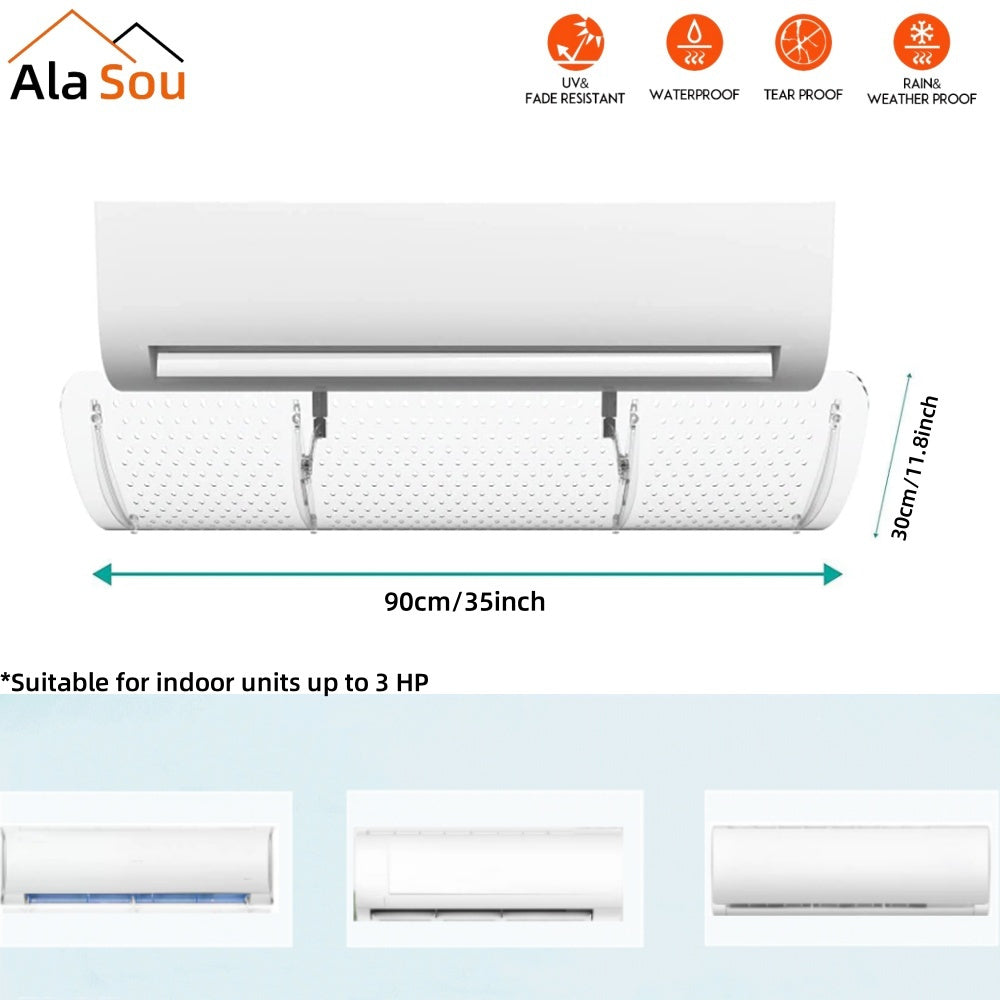 Moslashuvchan havo konditsioneri shamollatgichining ichki qismi PP ob-havo sharoitlariga chidamli, oson o'rnatiladi