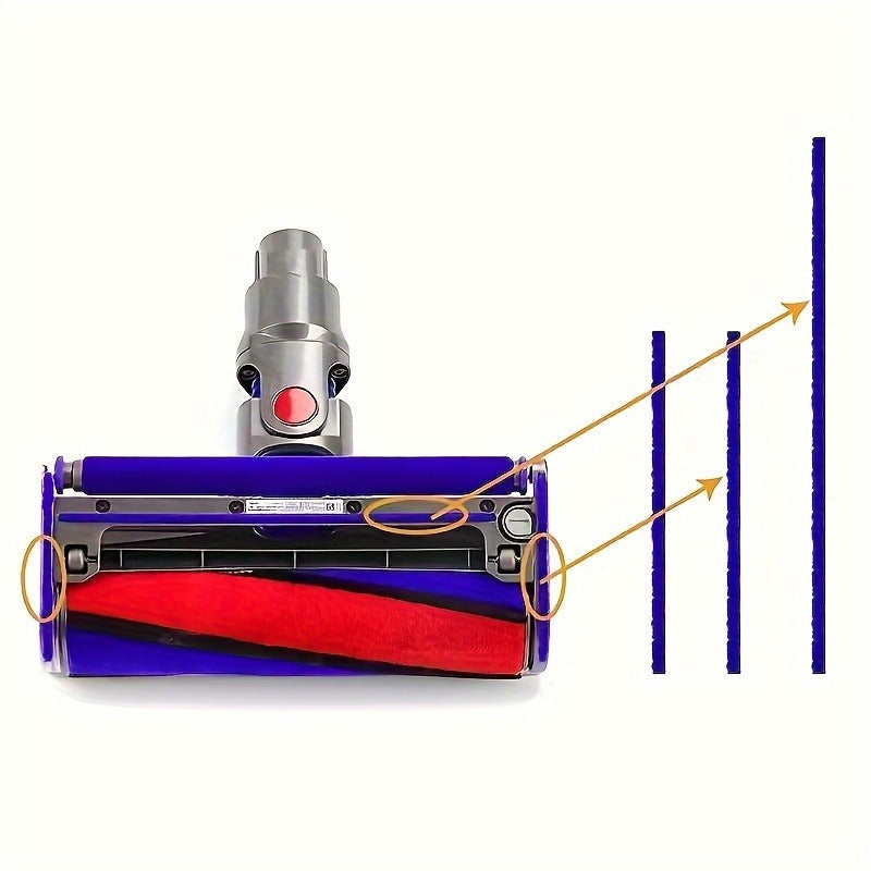 Juego de 9 tiras de repuesto de lana suave para limpieza de suelos V6 V7 V8 V10 V11