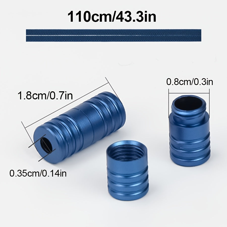 2-Pack Elastic No-Tie Shoelaces for Sneakers, Multi-Color, Locks