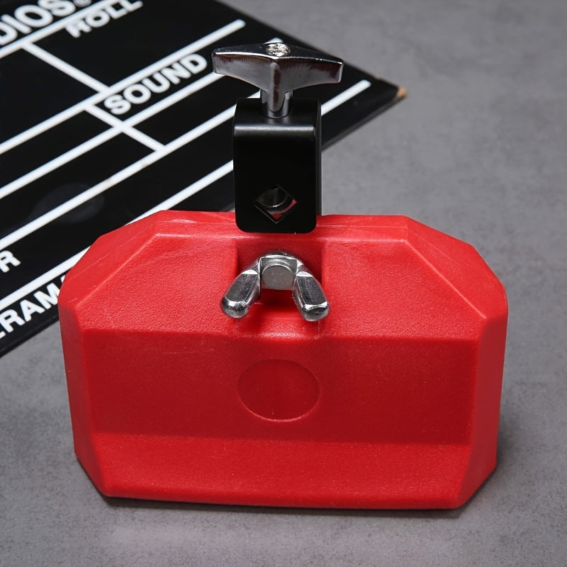 Red Blue Plastic Latin Percussion Jam Block for Musical Performance