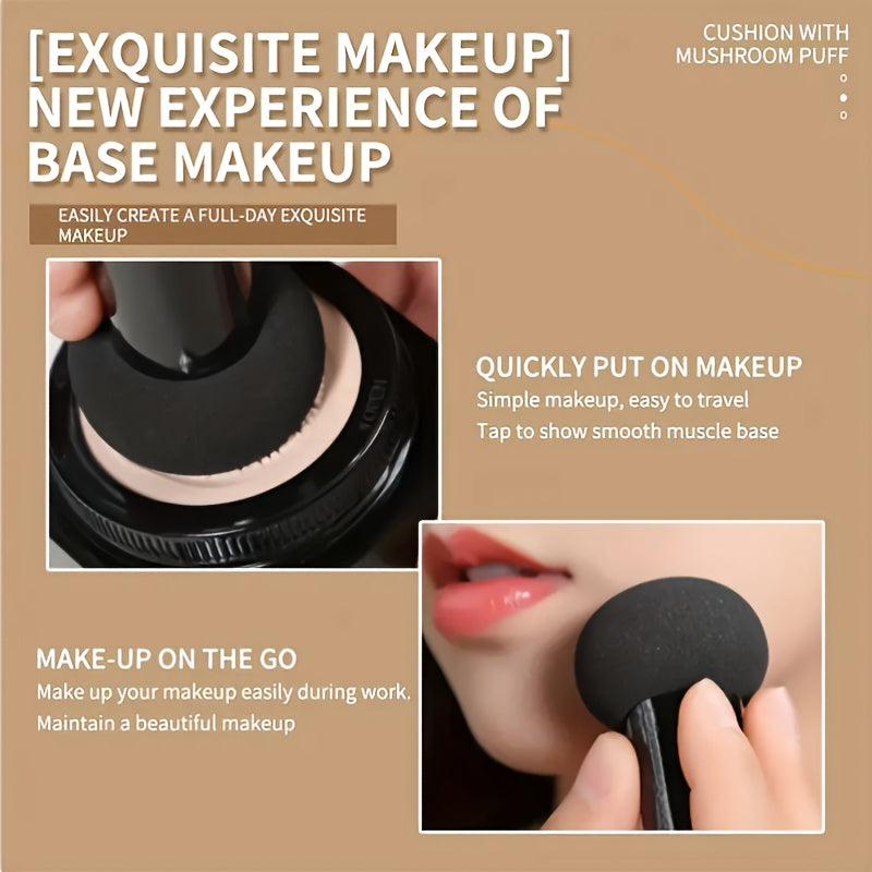 Snail Collagen CC Cream Waterproof Long-Lasting Moisturizing Face Foundation for All Skin Types