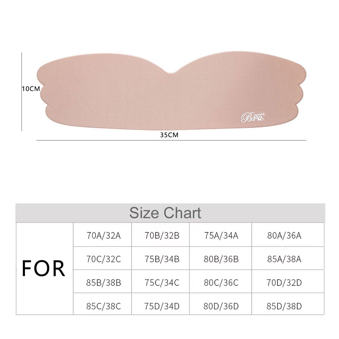 Silicone Nipple Bra for Women Wireless Push-Up Adhesive Underwear Accessories