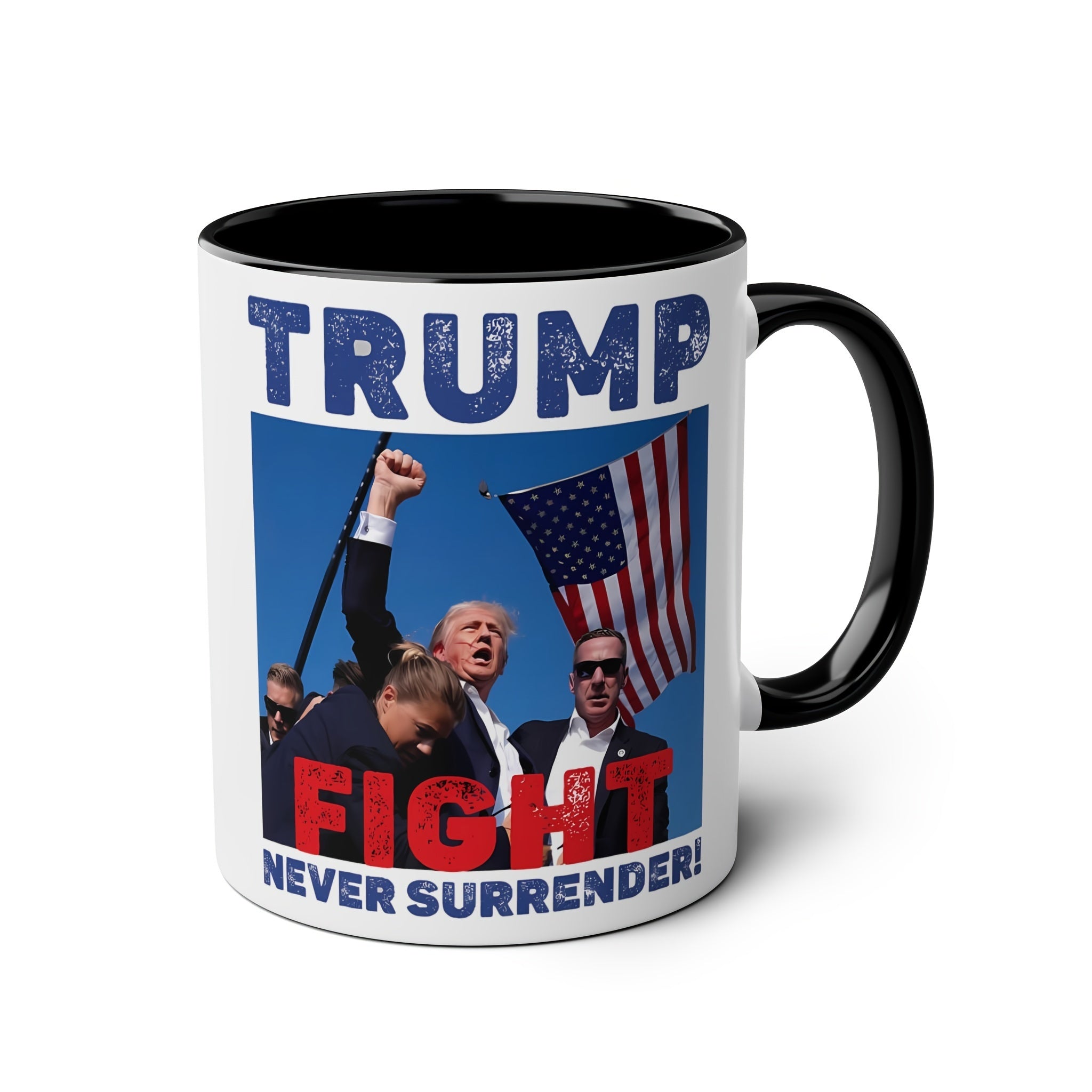 Ceramic Trump 2024 Supporter Mug Stand Up for America Loyal Supporter Gift